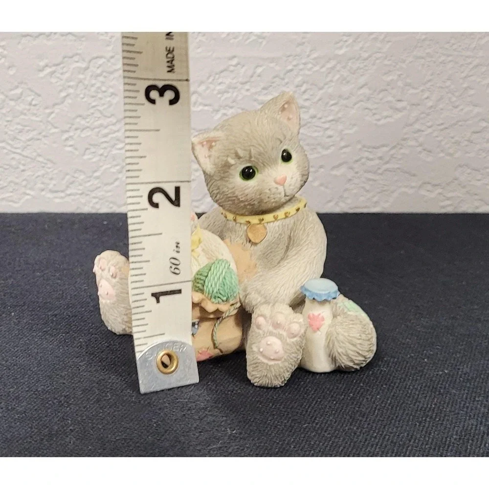 Enesco Calico Kittens Figurine I'm Sending You A Bag Full Of Love #210587 (1996)